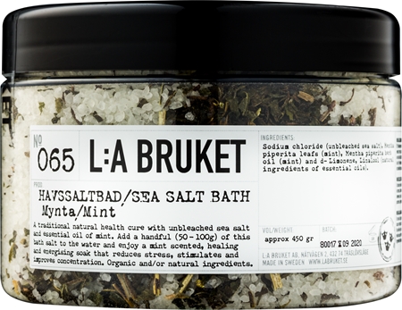 L:A Bruket Spa koupelová sůl s mátou peprnou