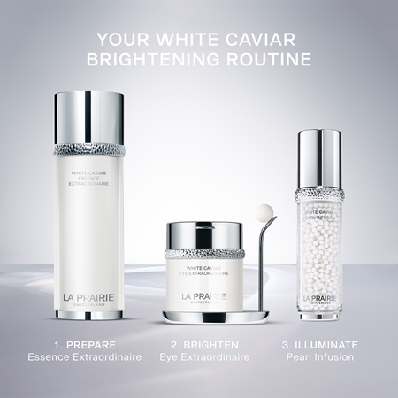 La Prairie White Caviar Essence Extraordinaire rozjasňující gel se zpevňujícím účinkem