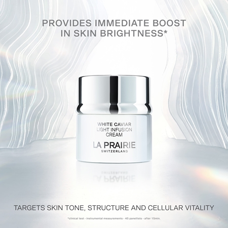 La Prairie White Caviar Light Infusion Cream Brightening Moisturising Cream to treat dark spots