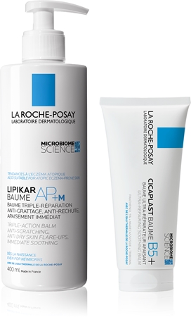 La Roche-Posay Zestaw Pielęgnujący Lipikar + Cicaplast wygodne opakowanie dla złagodzenia skóry