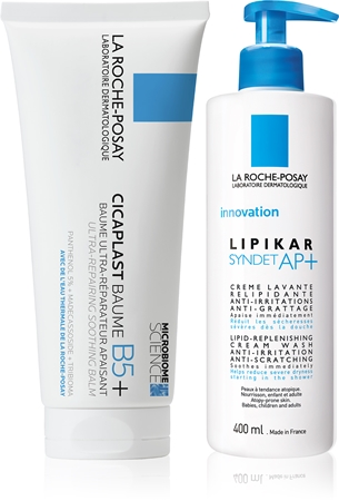 La Roche-Posay Bundles Lipikar + Cicaplast set for itchy and irritated skin
