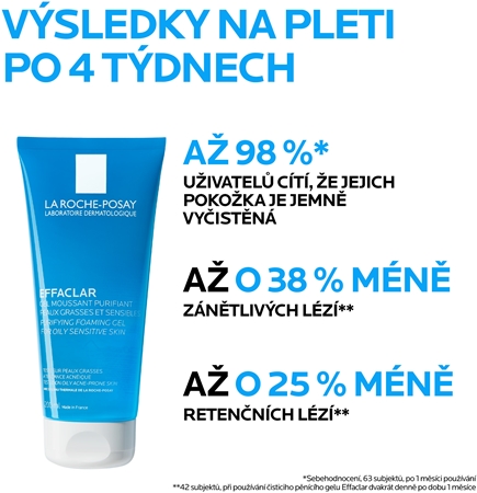 La Roche-Posay Effaclar čisticí pěnivý gel pro mastnou a problematickou pleť