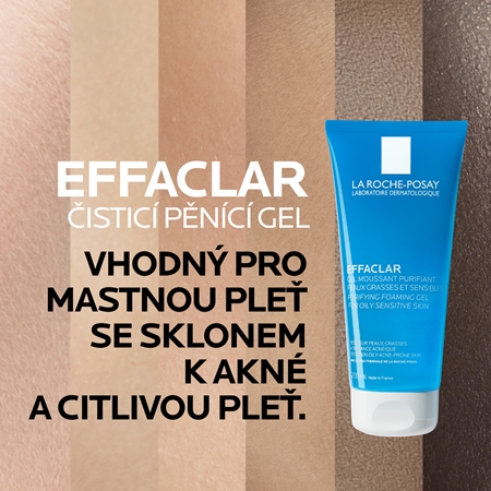 La Roche-Posay Effaclar čisticí pěnivý gel pro mastnou a problematickou pleť