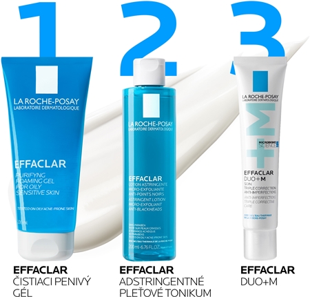La Roche-Posay Effaclar čiastiaci penivý gél pre mastnú a problematickú pleť