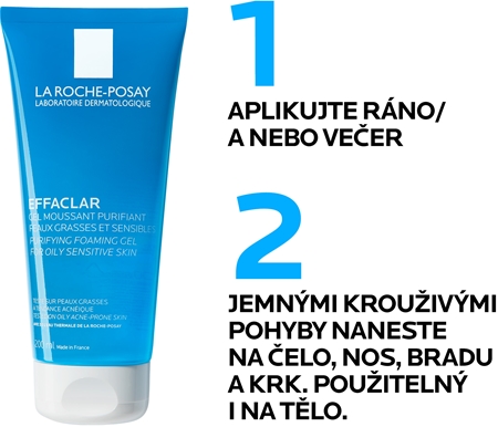 La Roche-Posay Effaclar čisticí pěnivý gel pro mastnou a problematickou pleť