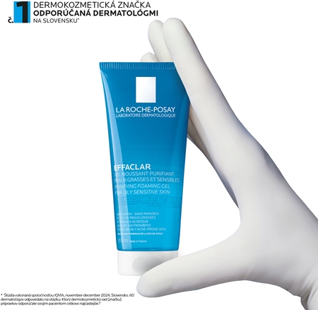 La Roche-Posay Effaclar čiastiaci penivý gél pre mastnú a problematickú pleť