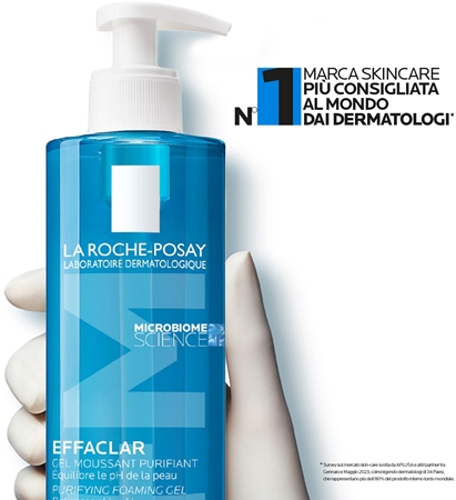 La Roche-Posay Effaclar gel detergente in schiuma per pelli grasse e problematiche