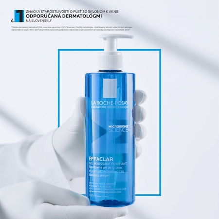 La Roche-Posay Effaclar čiastiaci penivý gél pre mastnú a problematickú pleť