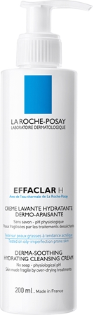 La Roche-Posay Effaclar H Återfuktande reningskräm för problematisk hud, akne