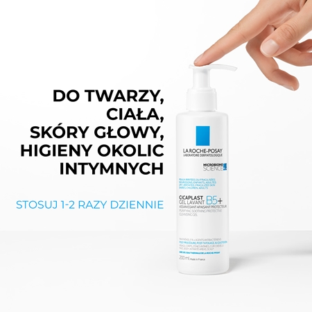 La Roche-Posay Cicaplast Lavant B5 kojący i oczyszczający żel pieniący