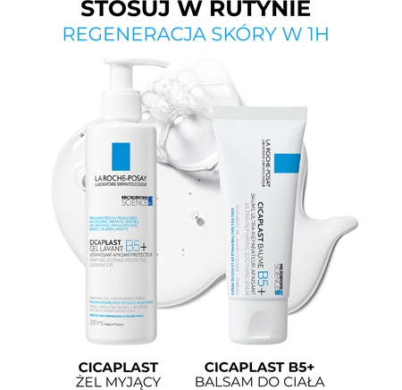 La Roche-Posay Cicaplast Lavant B5 kojący i oczyszczający żel pieniący