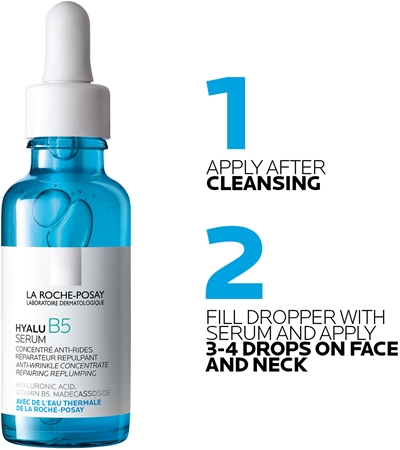 La Roche-Posay Hyalu B5 serumas nuo raukšlių su hialurono rūgštimi