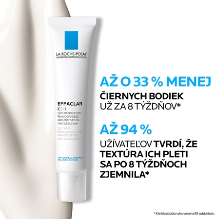 La Roche-Posay Effaclar K (+) svieži zmatňujúci krém pre mastnú a problematickú pleť