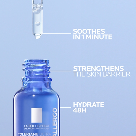 La Roche-Posay Toleriane Ultra Dermallergo beruhigendes und hydratisierendes Serum für empfindliche und allergische Haut