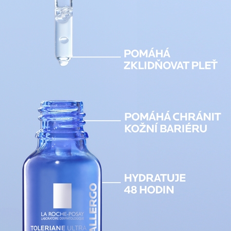 La Roche-Posay Toleriane Ultra Dermallergo zklidňující a hydratační sérum pro citlivou a alergickou pleť