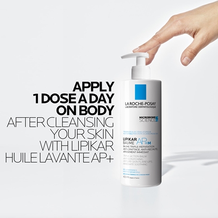 La Roche-Posay Lipikar Baume AP+M Nourishing Body Balm for dry and atopic skin