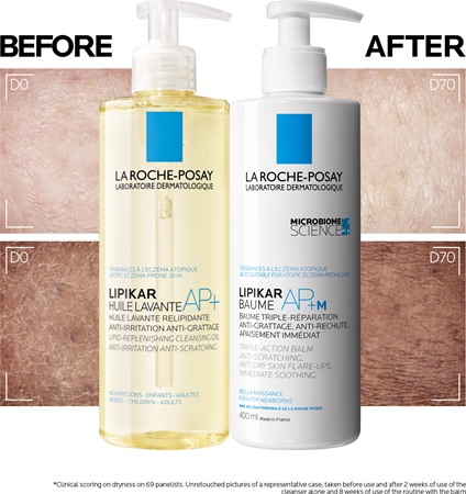 La Roche-Posay Lipikar Baume AP+M Nourishing Body Balm for dry and atopic skin
