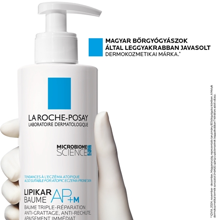 La Roche-Posay Lipikar Baume AP+M lipidpótló balzsam irritáció és viszketés ellen