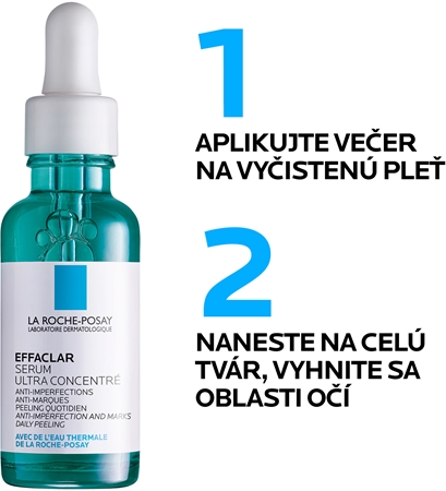 La Roche-Posay Effaclar koncentrované sérum pre problematickú pleť, akné