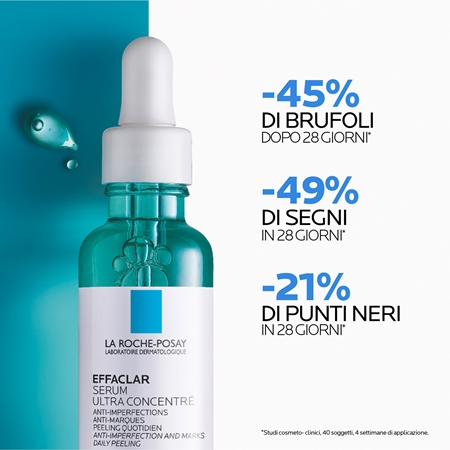 La Roche-Posay Effaclar siero concentrato per pelli problematiche, acne