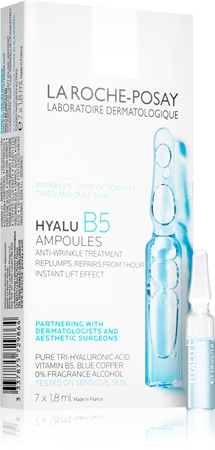 La Roche-Posay Hyalu B5 Ampoules Pflege zum Aufpolstern tiefer Falten in Ampullen