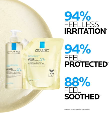 La Roche-Posay Lipikar Huile AP+ Lipid-Replenishing Cleansing Oil Anti-Irritation