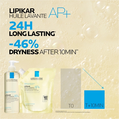 La Roche-Posay Lipikar Huile AP+ Lipid-Replenishing Cleansing Oil Anti-Irritation