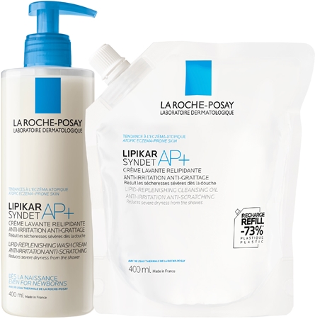 La Roche-Posay Lipikar Syndet AP+ Cleansing Creamy Gel to treat irritation and itching