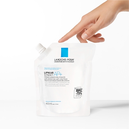 La Roche-Posay Lipikar Syndet AP+ Cleansing Creamy Gel to treat irritation and itching