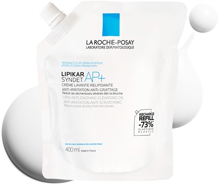 La Roche-Posay Lipikar Syndet AP+ Cleansing Creamy Gel to treat irritation and itching