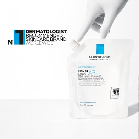 La Roche-Posay Lipikar Syndet AP+ Cleansing Creamy Gel to treat irritation and itching