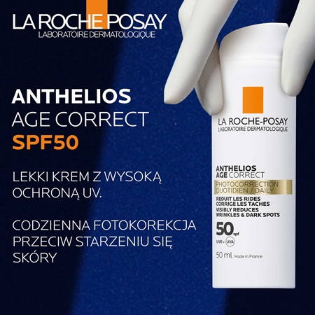 La Roche-Posay Anthelios Age Correct krem ochronny na dzień przeciw starzeniu skóry SPF 50