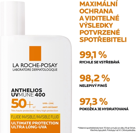 La Roche-Posay Anthelios UVMUNE 400 ochranný fluid SPF 50+