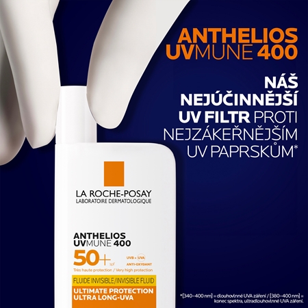 La Roche-Posay Anthelios UVMUNE 400 ochranný fluid SPF 50+