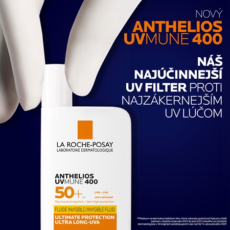La Roche-Posay Anthelios UVMUNE 400 ochranný fluid SPF 50+
