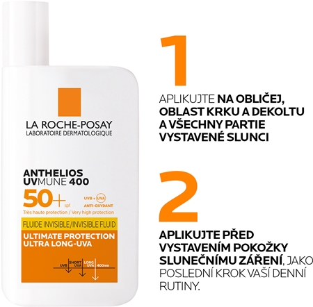 La Roche-Posay Anthelios UVMUNE 400 ochranný fluid SPF 50+