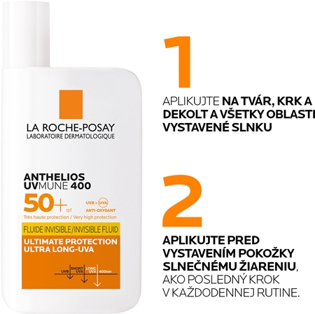 La Roche-Posay Anthelios UVMUNE 400 ochranný fluid SPF 50+