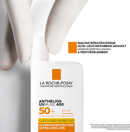 La Roche-Posay Anthelios UVMUNE 400 bőrvédő folyadék SPF 50+