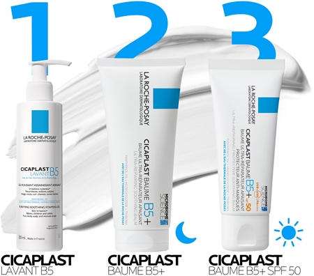 La Roche-Posay Bundles Lipikar + Cicaplast set for itchy and irritated skin