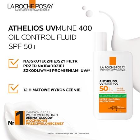 La Roche-Posay Anthelios UVMUNE 400 fluid ochronny do skóry tłustej