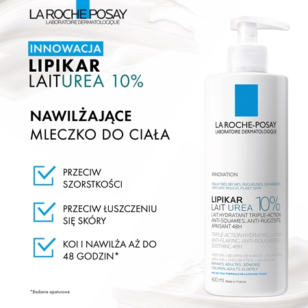 La Roche-Posay Lipikar Lait Urea 10% kojące mleczko do ciała do bardzo suchej skóry