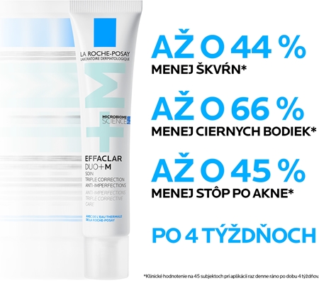 La Roche-Posay Effaclar DUO (+M) korekčná obnovujúca starostlivosť proti nedokonalostiam pleti a stopám po akné