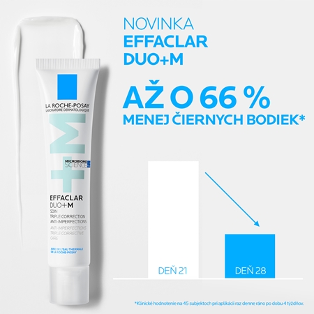 La Roche-Posay Effaclar DUO (+M) korekčná obnovujúca starostlivosť proti nedokonalostiam pleti a stopám po akné