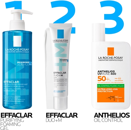 La Roche-Posay Bundles Anti Imperfection Routine rinkinys riebiai, į aknę linkusiai odai