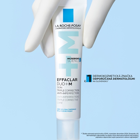 La Roche-Posay Effaclar DUO (+M) korekčná obnovujúca starostlivosť proti nedokonalostiam pleti a stopám po akné