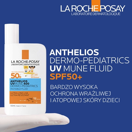La Roche-Posay Anthelios Dermo-Pediatrics lekki fluid ochronny SPF 50+