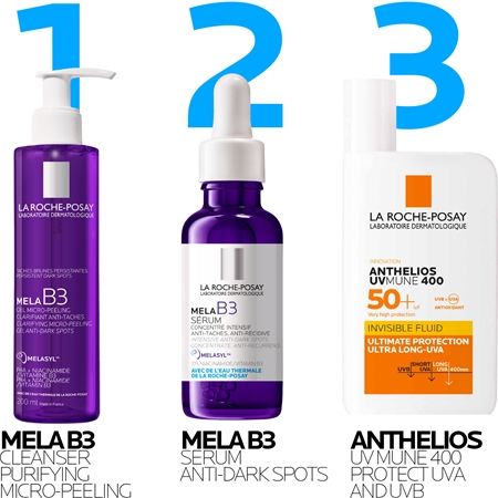 LA ROCHE-POSAY MELA B3 SERUM 30ml 2本セット La Roche-Posay Mela B3 Intensive Anti-Dark Spots сироватка для