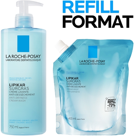 La Roche-Posay Lipikar Surgras crème de douche recharge