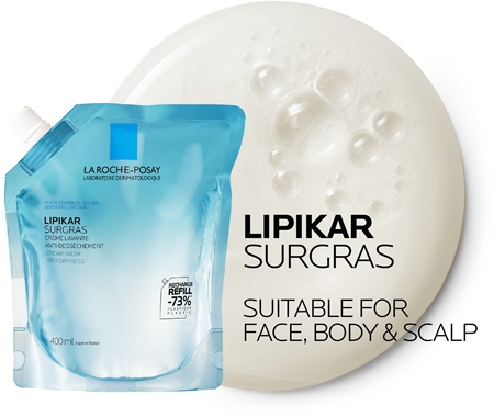 La Roche-Posay Lipikar Surgras crème de douche recharge