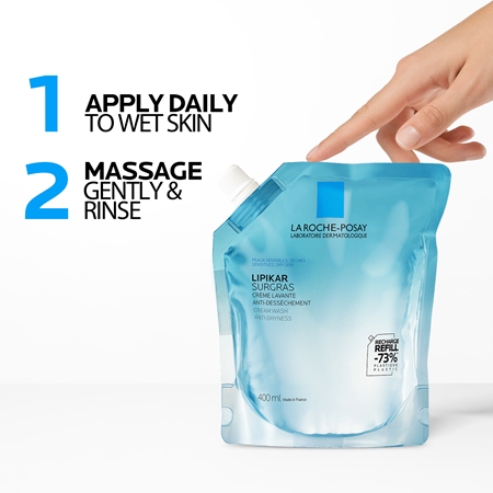 La Roche-Posay Lipikar Surgras crème de douche recharge